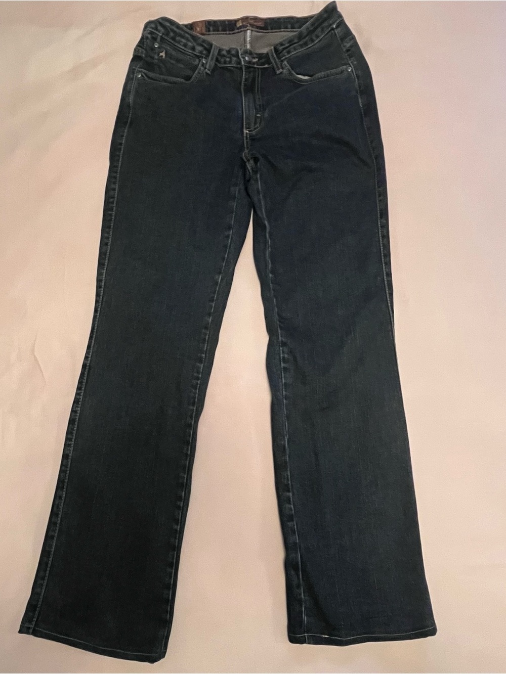 Aura From The Women at Wrangler Women's Dark Blue Regular Rise Boot-Cut Jeans